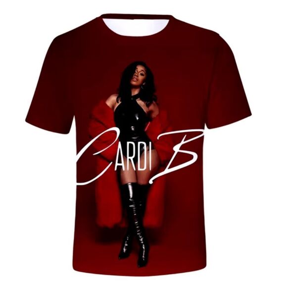 Unisex Women’s Men’s Cardi B Short Sleeve T-Shirt Size XXL NEW - Picture 6 of 6